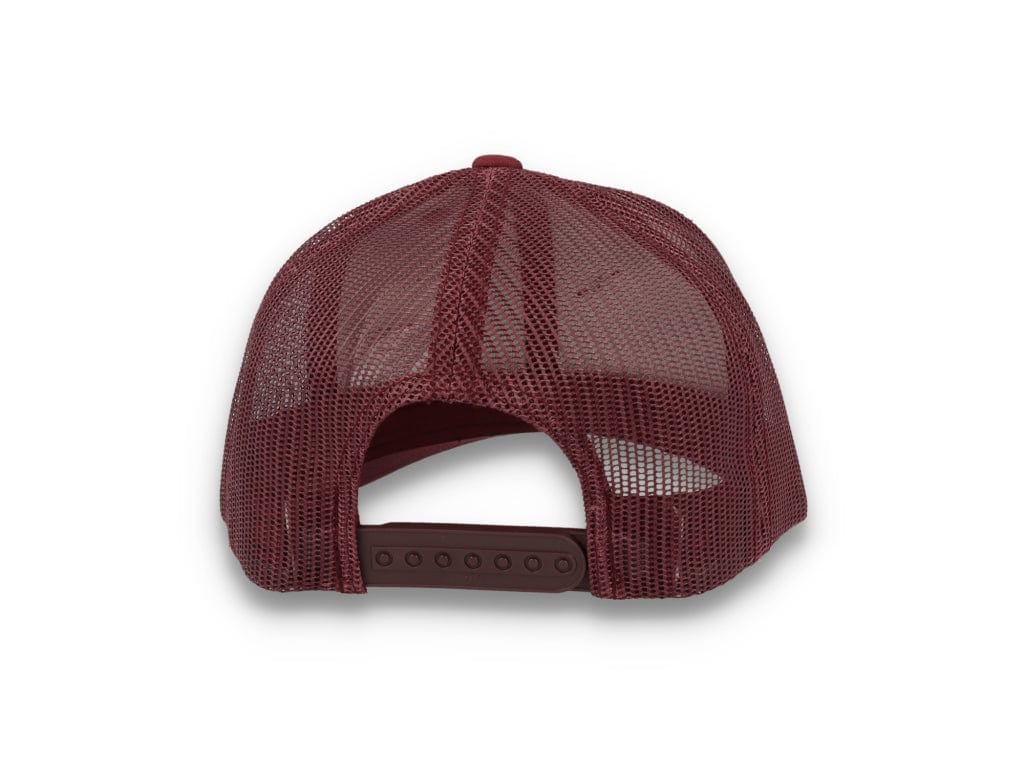 Maroon Trucker Cap Retro - Yupoong 6606 - LOKK