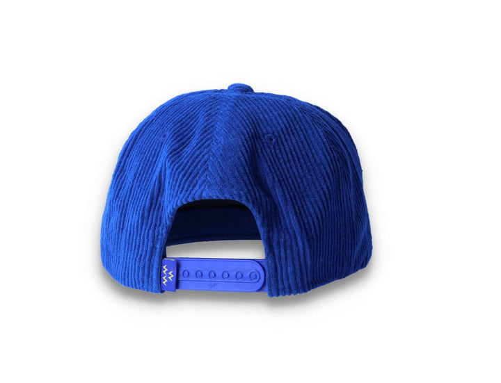 Snapback Cap Blue Weekend Warrior Corduroy - LOKK