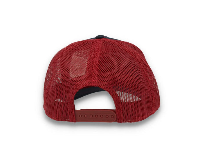 Trucker Cap Navy/Burgundy Atlantis Rapper Canvas - LOKK
