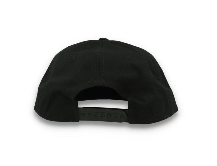 Yupoong 6502 Unstructured 5-Panel Snapback Cap Black - LOKK