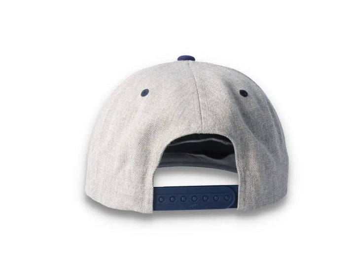 Yupoong Classic Snapback 6089MT Heather Grey/Navy - LOKK
