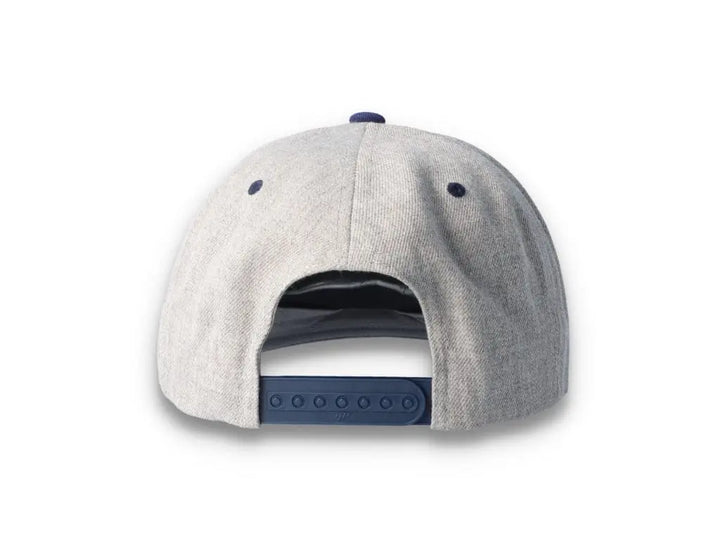 Yupoong Classic Snapback 6089MT Heather Grey/Navy - LOKK