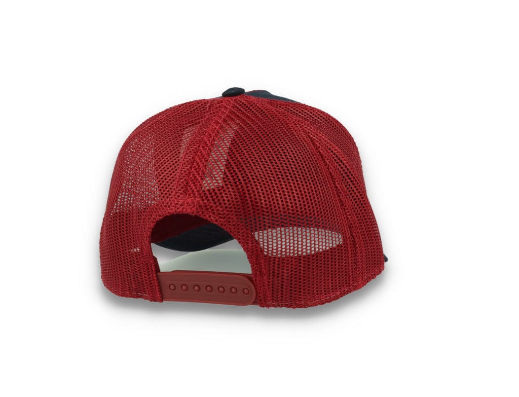 Trucker Cap Navy/Burgundy Atlantis Rapper Canvas - LOKK