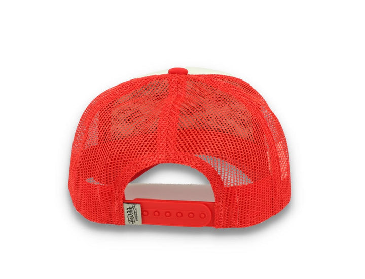 Von Dutch Trucker Cap Baker White/Red - LOKK