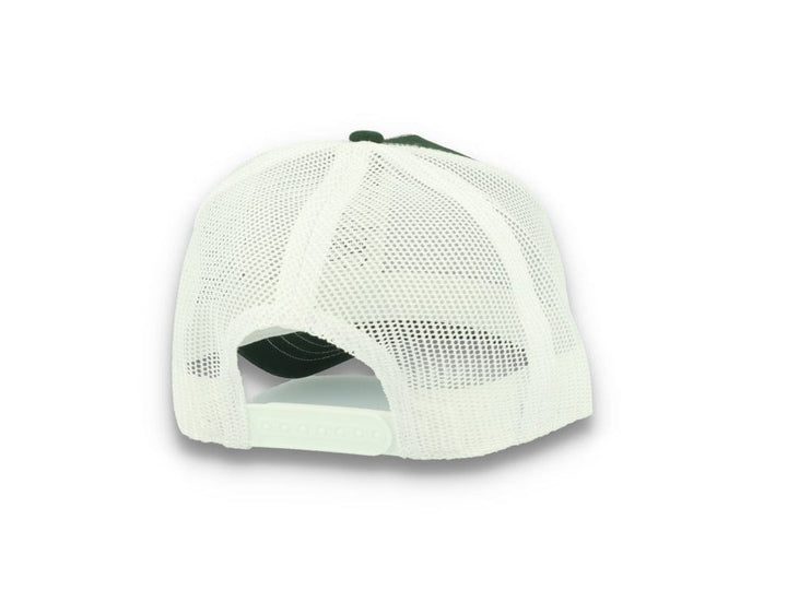 Trucker Cap Bottle Green/White Atlantis Rapper Canvas - LOKK