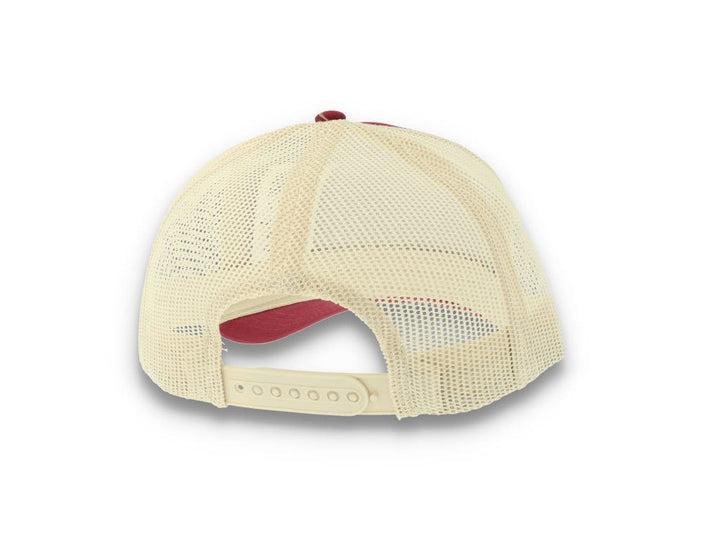 Trucker Cap Burgundy/Stone Atlantis Rapper Cotton - LOKK