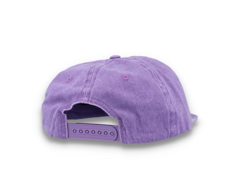 Free & Easy Don't Trip Washed Snapback Hat Purple - LOKK
