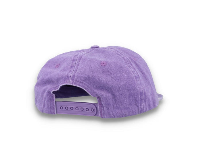 Free & Easy Don't Trip Washed Snapback Hat Purple - LOKK