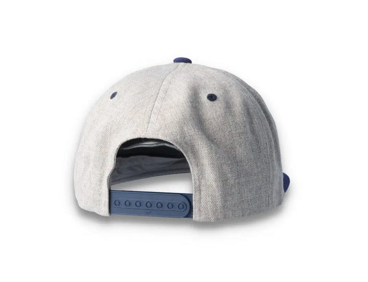 Yupoong Classic Snapback 6089MT Heather Grey/Navy - LOKK
