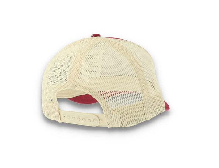 Trucker Cap Burgundy/Stone Atlantis Rapper Cotton - LOKK