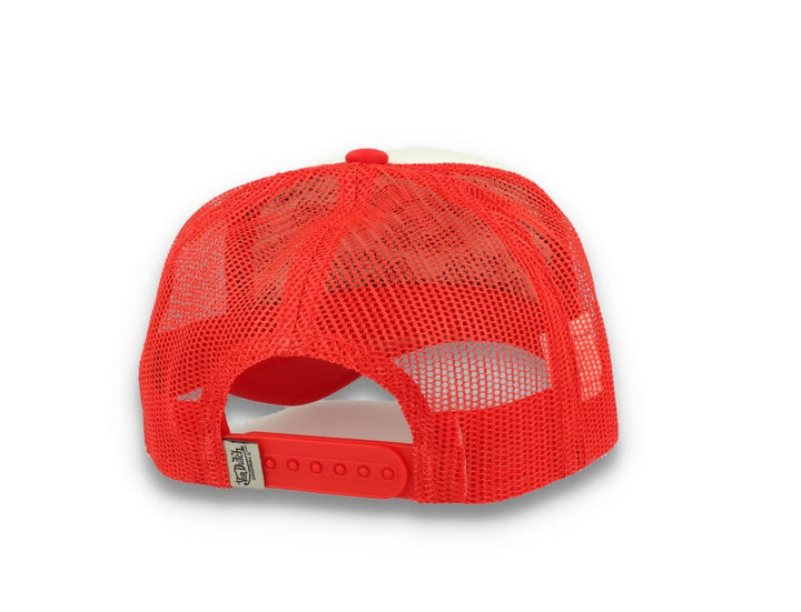 Von Dutch Trucker Cap Baker White/Red - LOKK