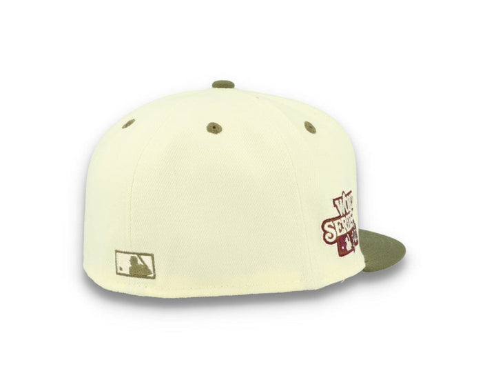 59FIFTY MLB World Series Trail Mix Los Angeles Dodgers White/Khaki - LOKK