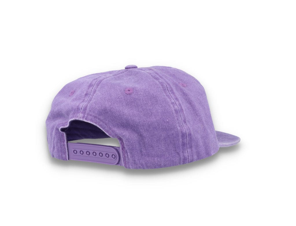 Free & Easy Don't Trip Washed Snapback Hat Purple - LOKK