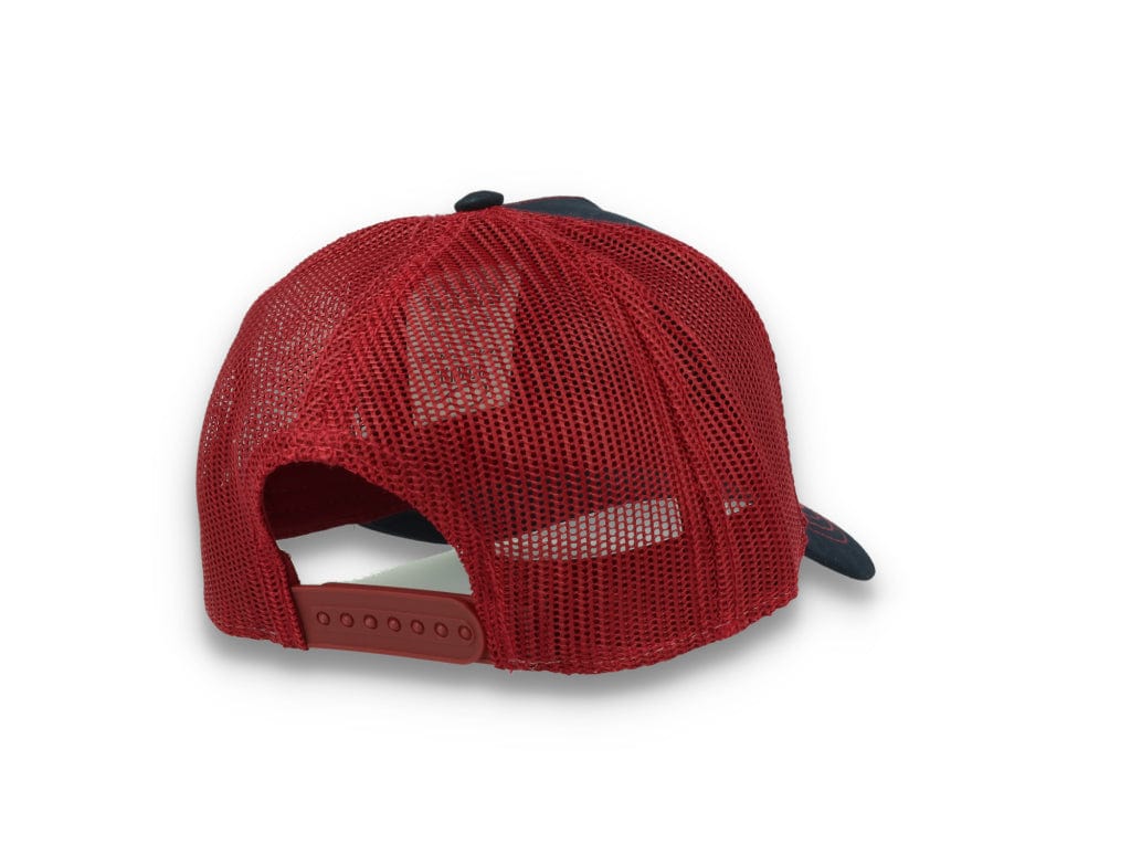 Trucker Cap Navy/Burgundy Atlantis Rapper Canvas - LOKK
