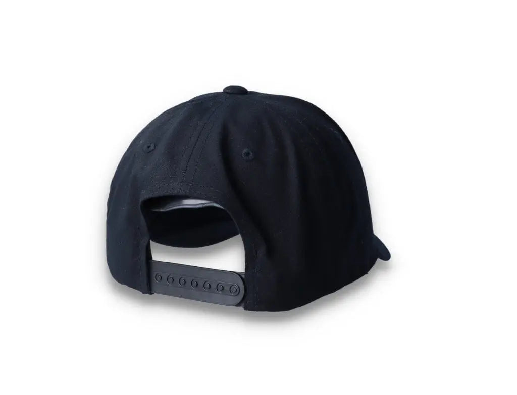 Curved Baseball Cap Snapback Black - Yupoong 7706 - LOKK