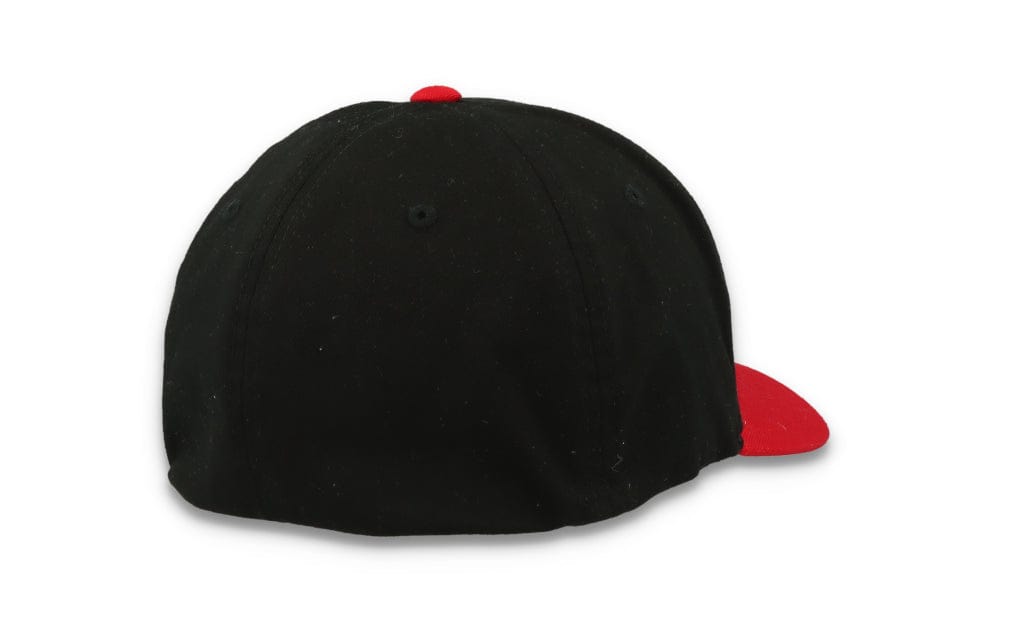 Cap Black/Red 2Tone Flexfit Baseball 6277T