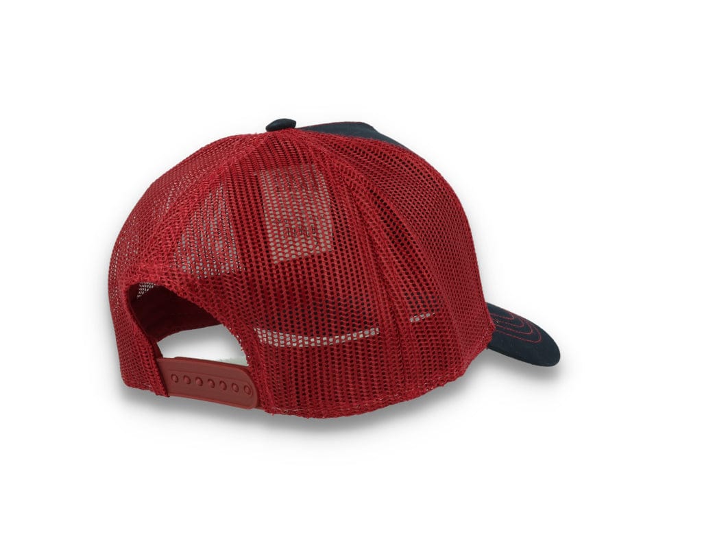 Trucker Cap Navy/Burgundy Atlantis Rapper Canvas - LOKK