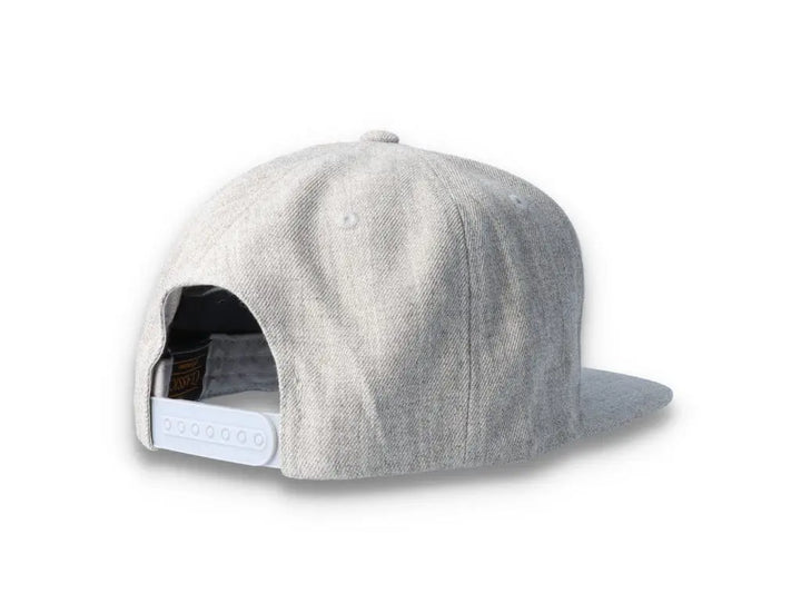 Heather Grey/Heather Grey Snapback Cap - Yupoong 6089M - LOKK