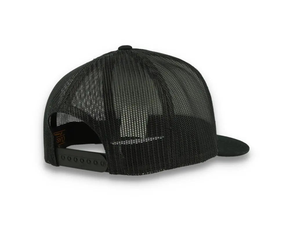 Classic Trucker Cap Black/Black - Yupoong 6006 - LOKK