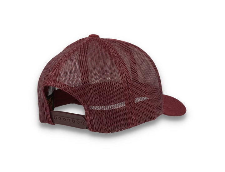 Maroon Trucker Cap Retro - Yupoong 6606 - LOKK