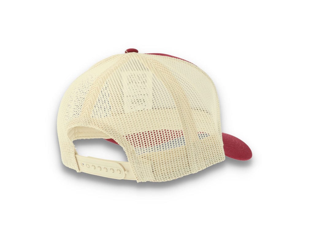 Trucker Cap Burgundy/Stone Atlantis Rapper Cotton - LOKK