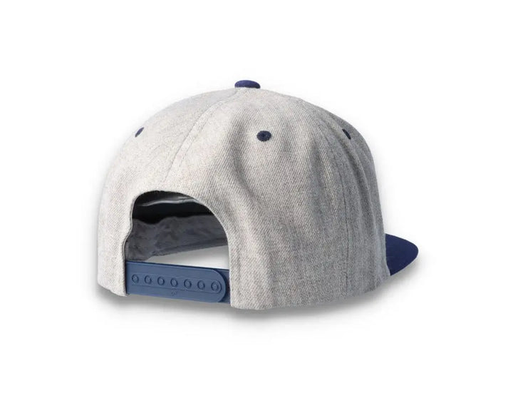 Yupoong Classic Snapback 6089MT Heather Grey/Navy - LOKK