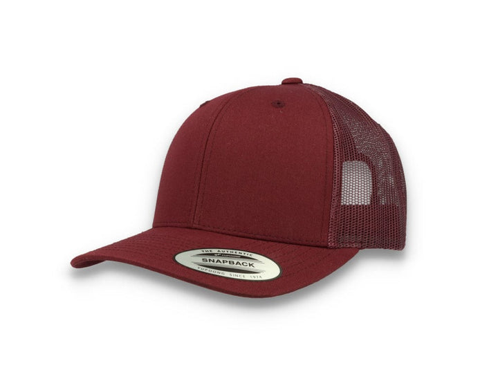 Maroon Trucker Cap Retro - Yupoong 6606 - LOKK
