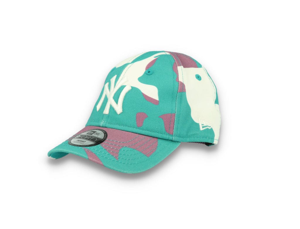 Barne Cap 9FORTY Infant Camo Pack NY Yankees Teal - LOKK