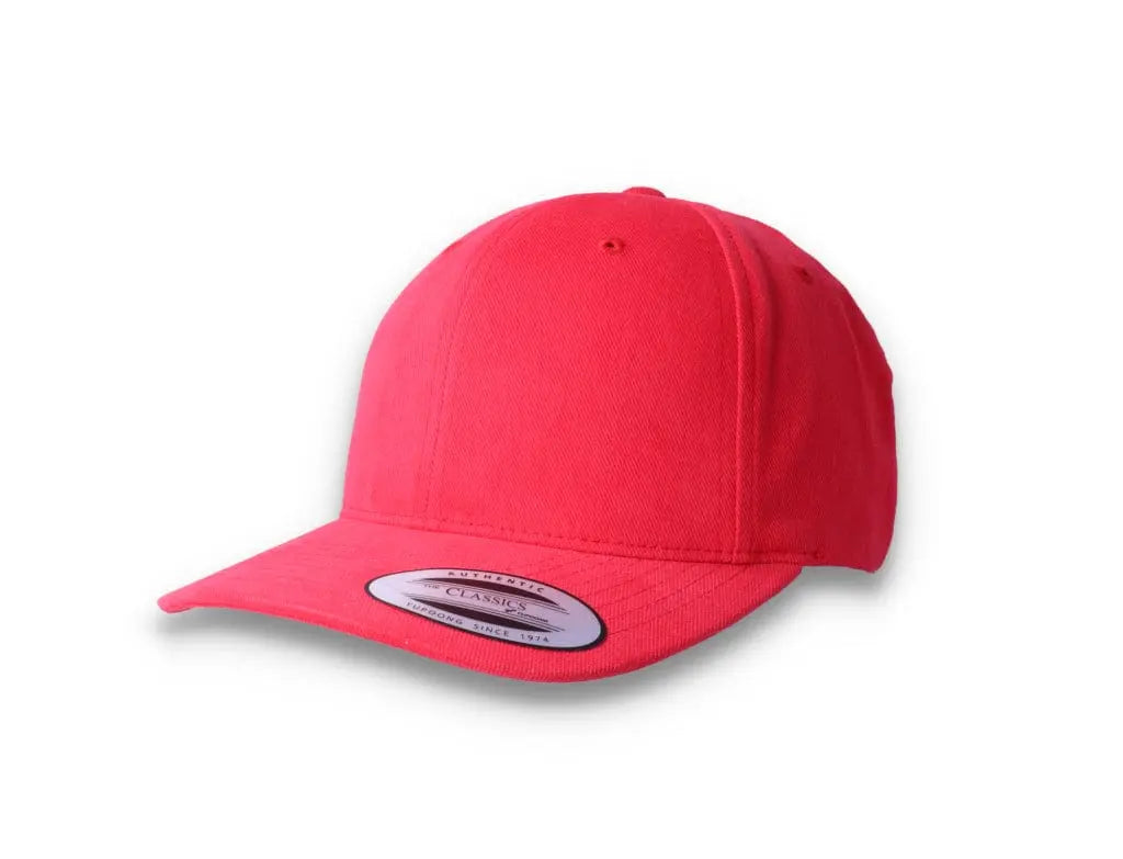 Red Velcro Cap - Twill Baseball - Yupoong 6363V