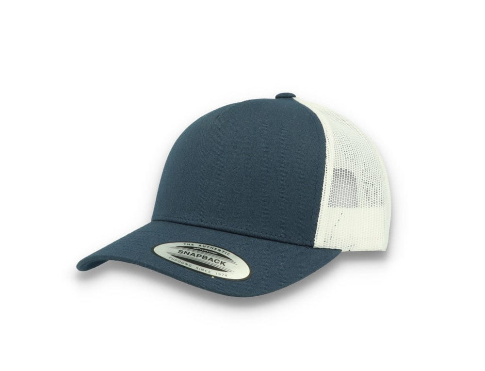 Trucker Cap Navy/White 5-Panel Retro Trucker 2-Tone 6506T - LOKK