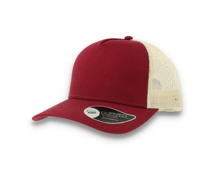 Trucker Cap Burgundy/Stone Atlantis Rapper Cotton - LOKK