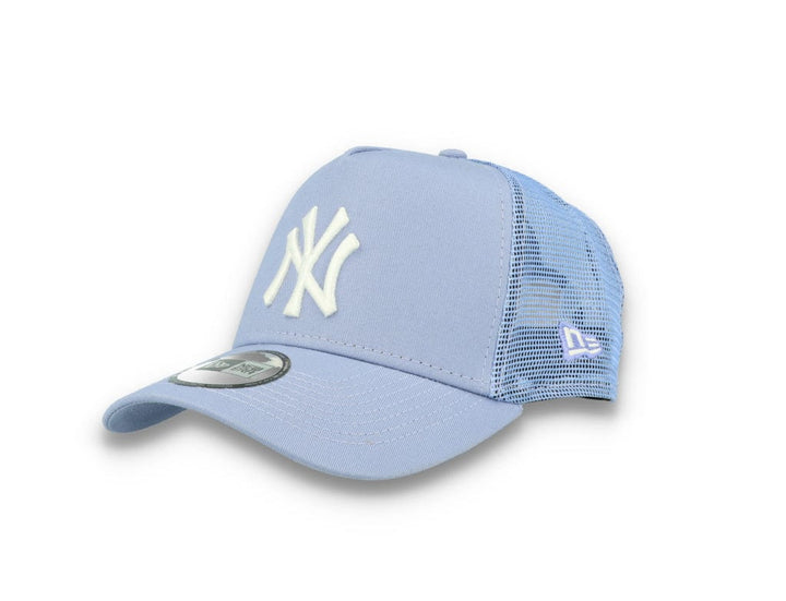 Tonal Mesh Trucker Cap NY Yankees Iris Flower - LOKK