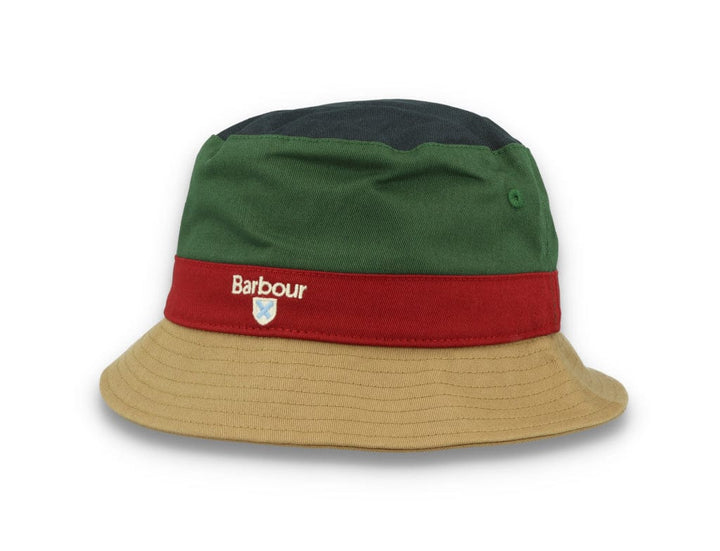 Bucket Hat Barbour Laytham Racing Green Multi - LOKK