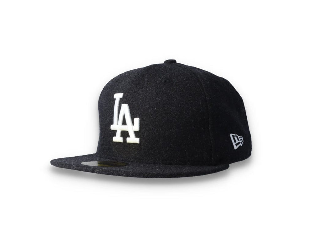 59FIFTY Melton Wool LA Dodgers Black/White - LOKK