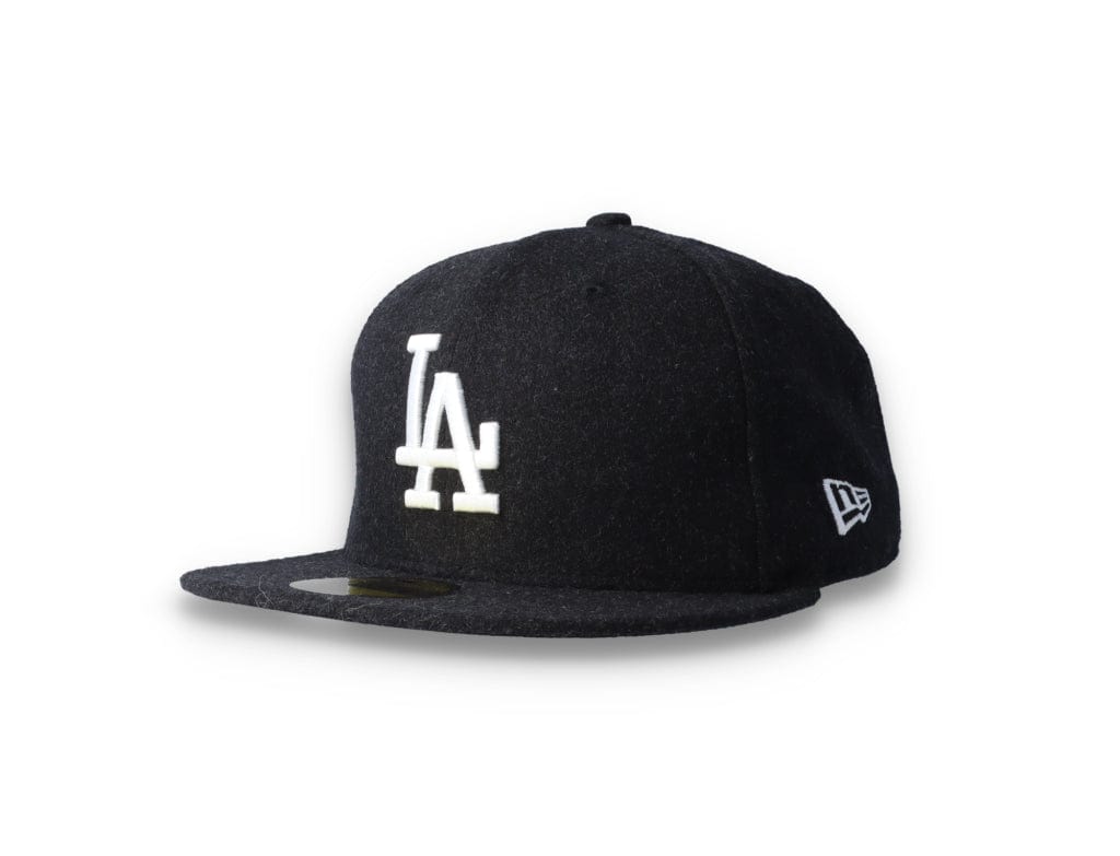 59FIFTY Melton Wool LA Dodgers Black/White - LOKK