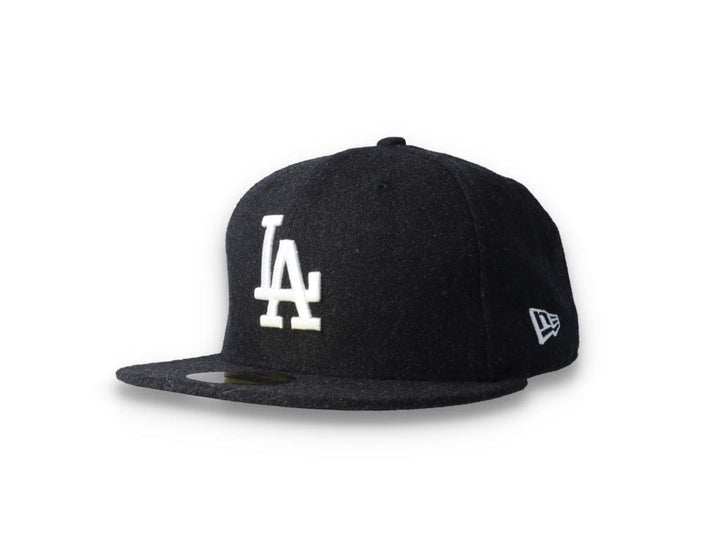 59FIFTY Melton Wool LA Dodgers Black/White - LOKK
