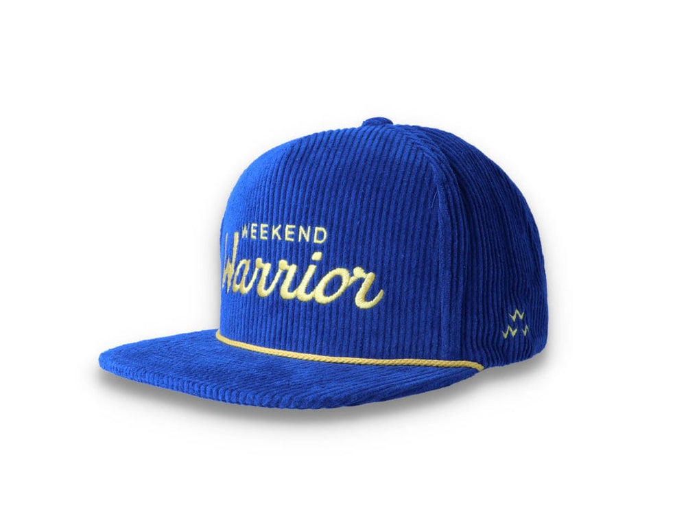 Snapback Cap Blue Weekend Warrior Corduroy - LOKK