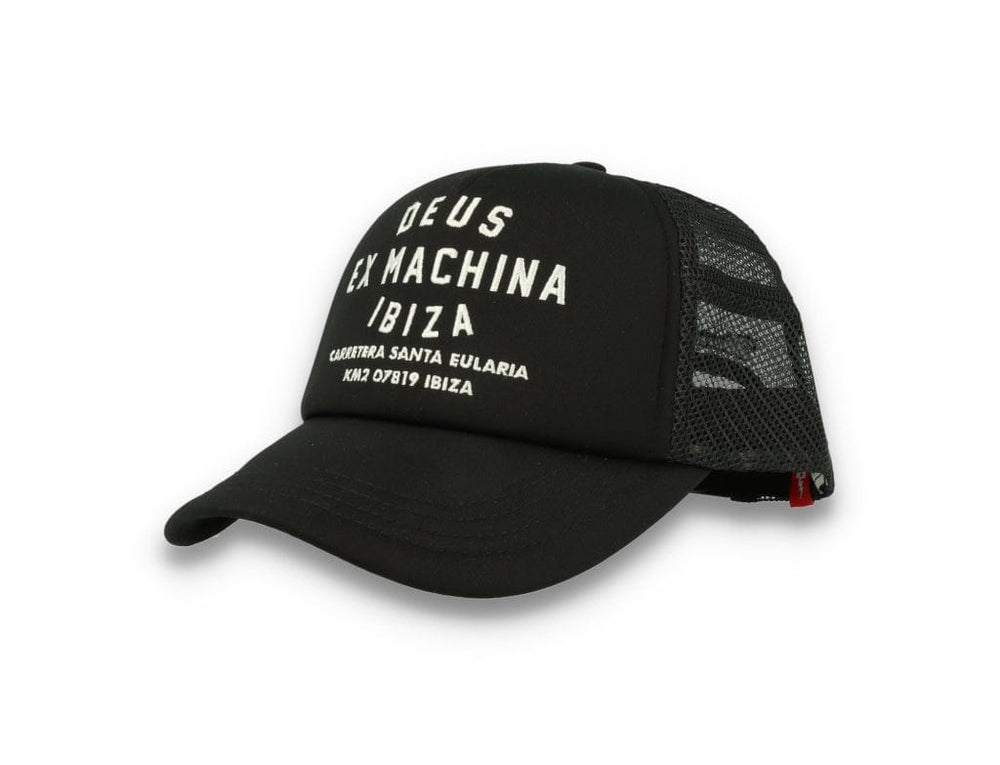 Trucker Cap Black Deus Ibiza Address - LOKK