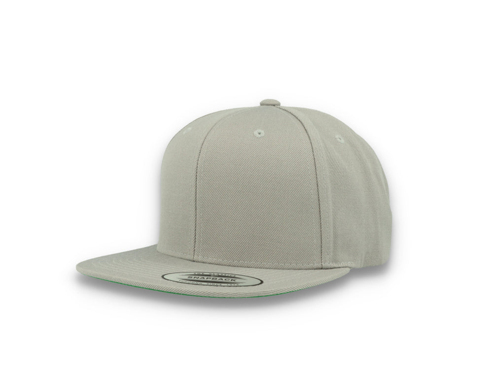 Silver Grey Snapback Cap 6089M - LOKK