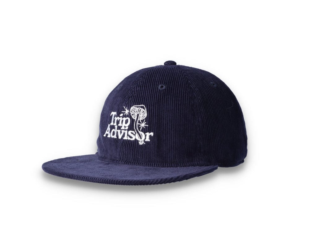 Playdude Trip Advisor Cord Cap Navy - LOKK