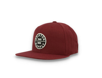 Brixton Oath III Snapback Mahogany