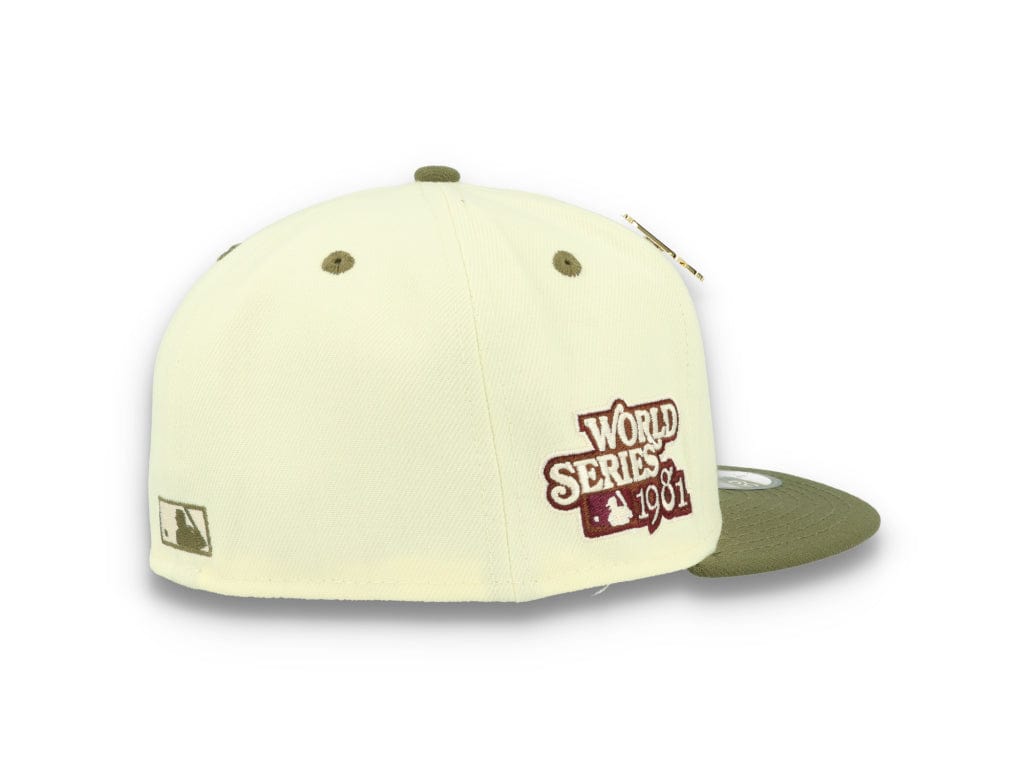 59FIFTY MLB World Series Trail Mix Los Angeles Dodgers White/Khaki - LOKK