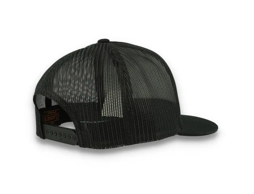 Classic Trucker Cap Black/Black - Yupoong 6006 - LOKK