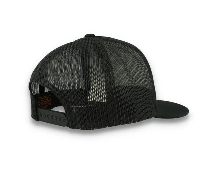 Classic Trucker Cap Black/Black - Yupoong 6006 - LOKK