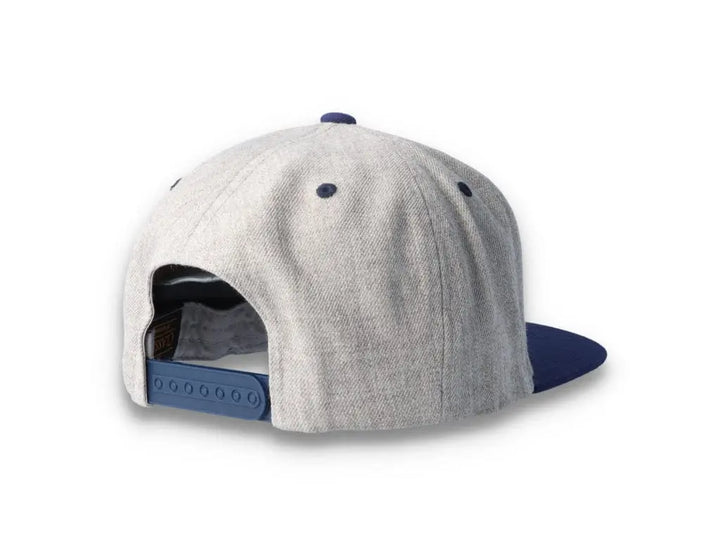 Yupoong Classic Snapback 6089MT Heather Grey/Navy - LOKK
