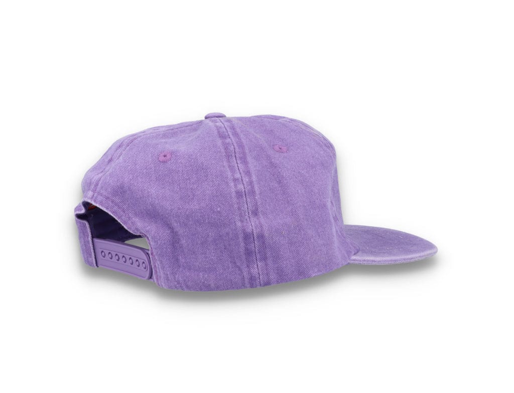 Free & Easy Don't Trip Washed Snapback Hat Purple - LOKK