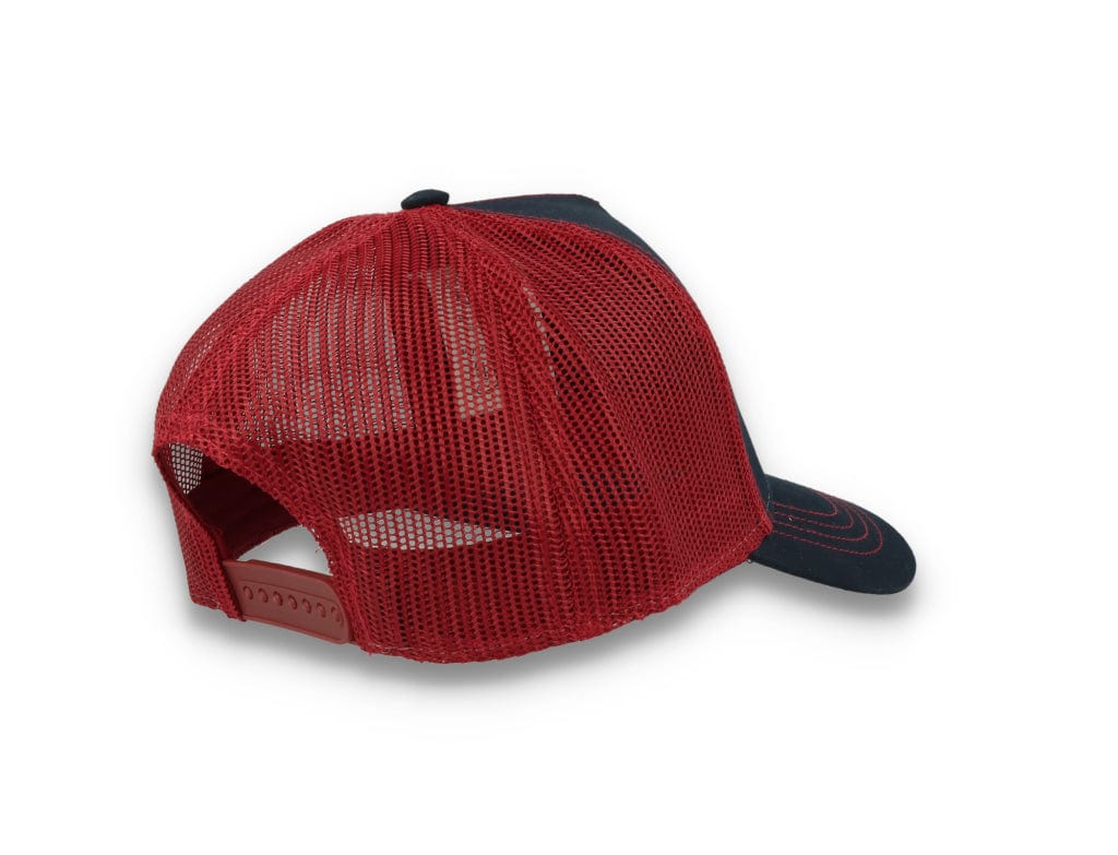 Trucker Cap Navy/Burgundy Atlantis Rapper Canvas - LOKK