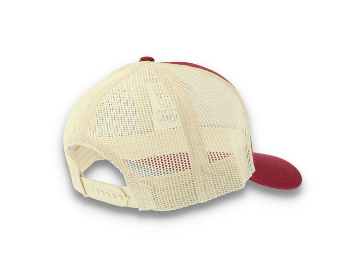 Trucker Cap Burgundy/Stone Atlantis Rapper Cotton - LOKK