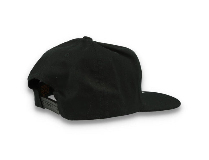 Yupoong 6502 Unstructured 5-Panel Snapback Cap Black - LOKK