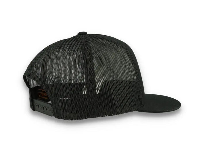 Classic Trucker Cap Black/Black - Yupoong 6006 - LOKK